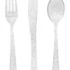 Besteck Set Silber Mit Glitzer 18-teilig - Basic Christmas -Funidelia Verkaufsladen besteck set silber mit glitzer 18 teilig basic christmas
