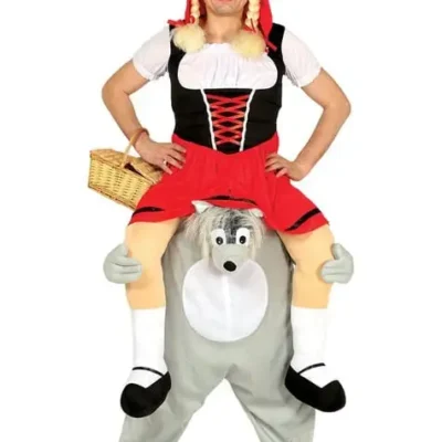 Huckepack Kostüm Rotkäppchen Und Böser Wolf
