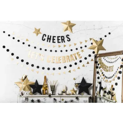 Deko Sterne Set 6-teilig Zum Aufhängen Verschiedene Größen Gold - Christmas -Funidelia Verkaufsladen deko sterne set 6 teilig zum aufhangen verschiedene groen gold christmas 6