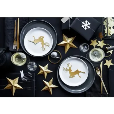 Deko Sterne Set 6-teilig Zum Aufhängen Verschiedene Größen Gold - Christmas -Funidelia Verkaufsladen deko sterne set 6 teilig zum aufhangen verschiedene groen gold christmas 7