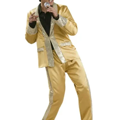 Elvis Kostüm Deluxe Golden Für Herren