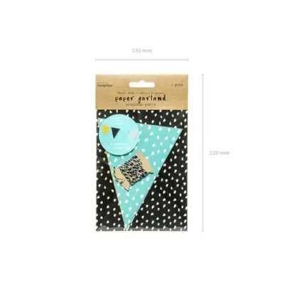 Fähnchen-Girlande Mit Bunten Punkten - DInosaur Party -Funidelia Verkaufsladen fahnchen girlande mit bunten punkten dinosaur party 3