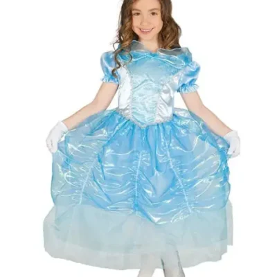 Glasprinzessin Kostüm Blau Für Mädchen