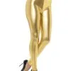 Golden Glänzende Leggins Für Frauen -Funidelia Verkaufsladen golden glanzende leggins fur frauen