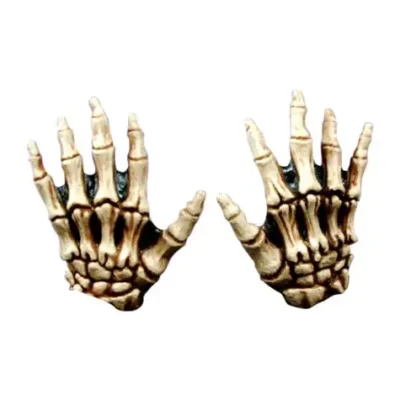 Knochenfarbene Junior Skelett Hände