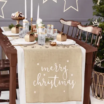 Merry Christmas Tischläufer -Funidelia Verkaufsladen merry christmas tischlaufer 2