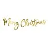Merry Xmas Hänge-Deko Gold -Funidelia Verkaufsladen merry xmas hange deko gold