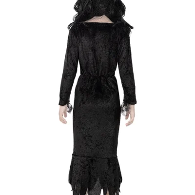 Morticia Addams Kostüm Für Mädchen - The Addams Family -Funidelia Verkaufsladen morticia addams kostum fur madchen the addams family 3