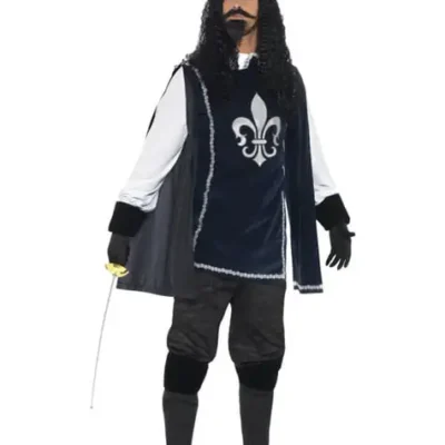 Mutiges Musketier Kostüm Für Herren