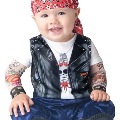 Niedliches Biker Kostüm Für Babys