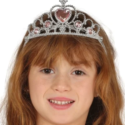 Silberfarbene Prinzessinenkrone Für Mädchen