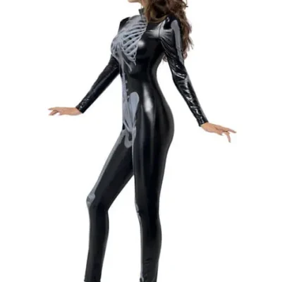 Ganzkörperanzug Skelett Für Damen Fever 10 Ganzkörperanzug Skelett Für Damen Fever -Funidelia Verkaufsladen skelett kostum fur damen ganzkorperanzug fever 3