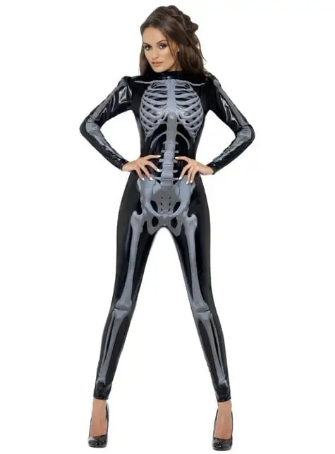 Ganzkörperanzug Skelett Für Damen Fever 3 Ganzkörperanzug Skelett Für Damen Fever