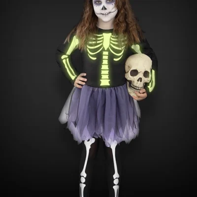 Skelett Kostüm Für Mädchen -Funidelia Verkaufsladen skelett kostum fur madchen 3