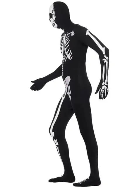 Ganzkörperanzug Skelett Mit Leuteffekt 7 Ganzkörperanzug Skelett Mit Leuteffekt – Bild 5