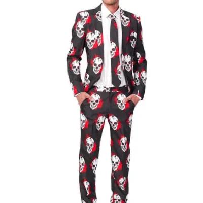 "Skulls Blood" Totenköpfe Anzug - Suitmeister