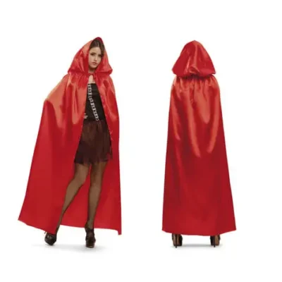 Rotkäppchen Umhang Für Damen -Funidelia Verkaufsladen umhang mit kapuze rot glitzernd fur erwachsene 2
