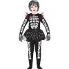 Verspieltes Skelett Kostüm Für Mädchen
