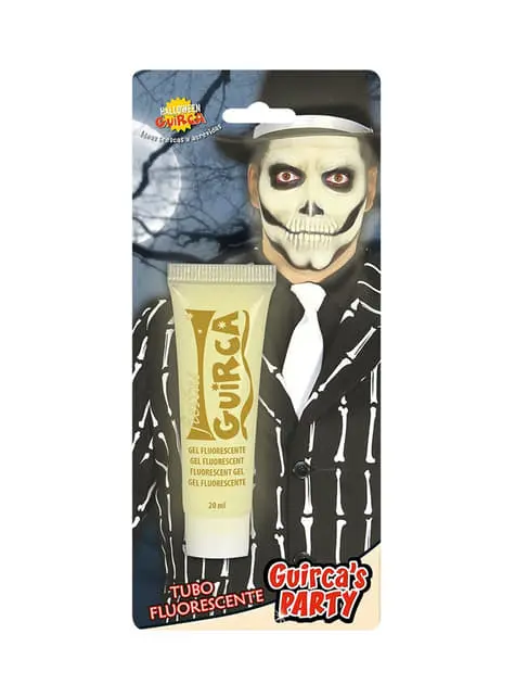 Weiße Leucht Schminke 3 Weiße Leucht Schminke